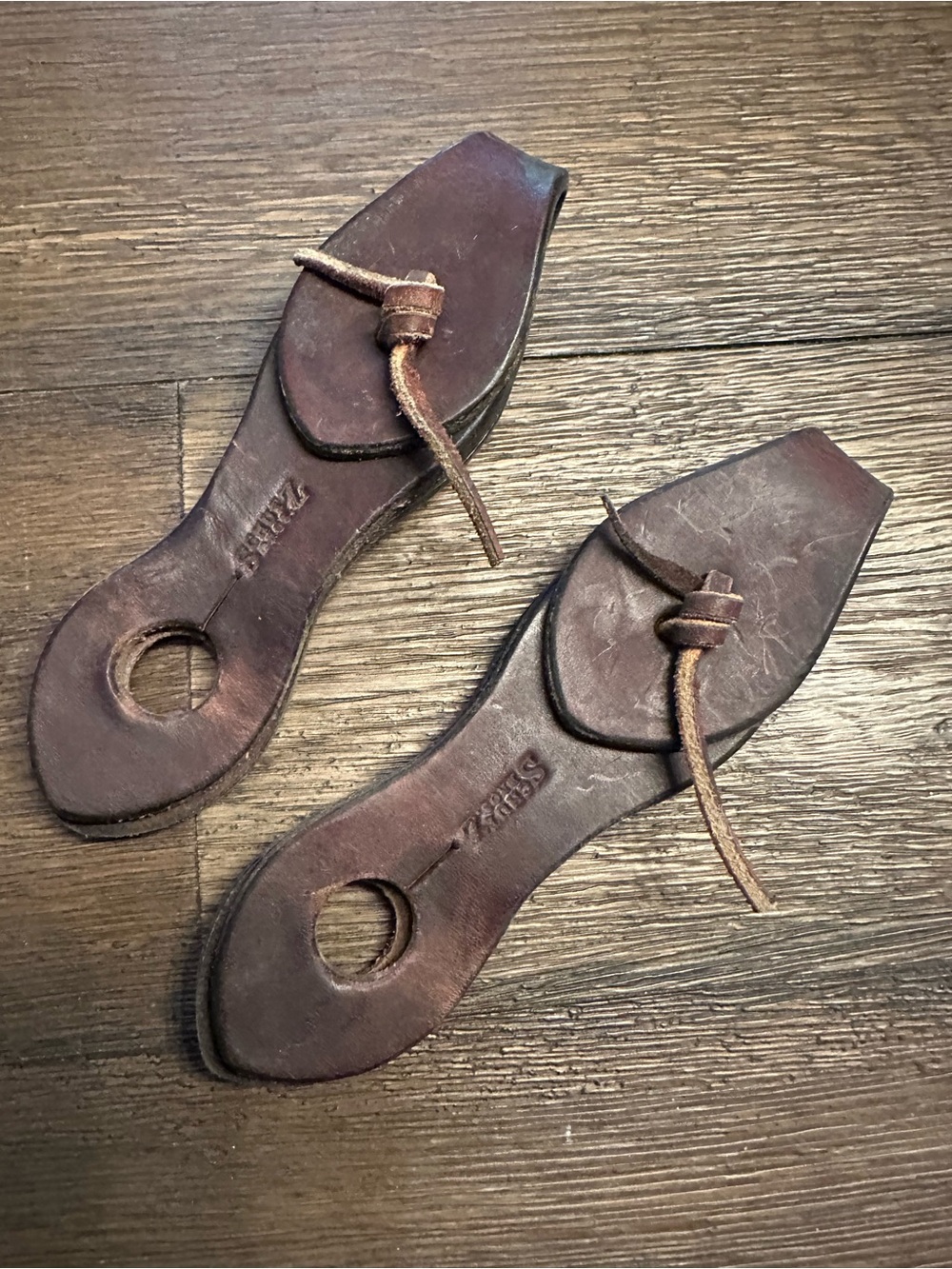 Horse Tack - Schutz Bros Leather Western Slobber Straps